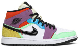 Jordan 1 Mid SE Multi-Color (Women's) CW1140-100 - Brosneaker photo 1