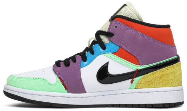 Jordan 1 Mid SE Multi-Color (Women's) CW1140-100 - Brosneaker photo 4