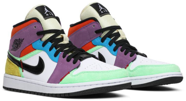 Jordan 1 Mid SE Multi-Color (Women's) CW1140-100 - Brosneaker photo 5