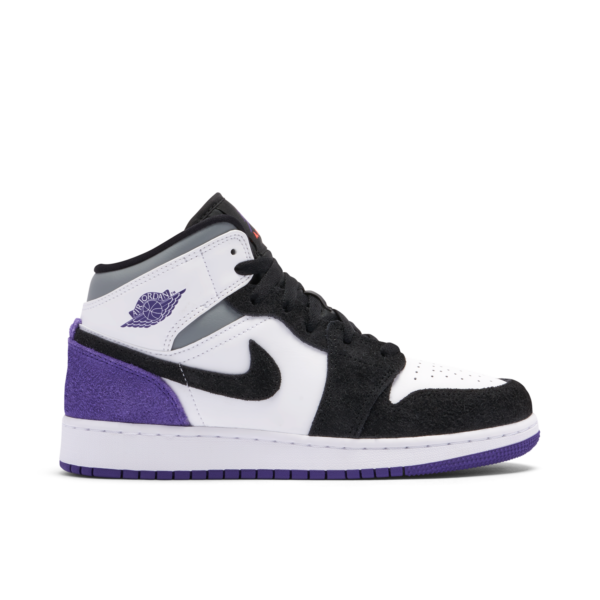 Jordan 1 Mid SE Purple (GS) BQ6931-105 - Brosneaker photo 1