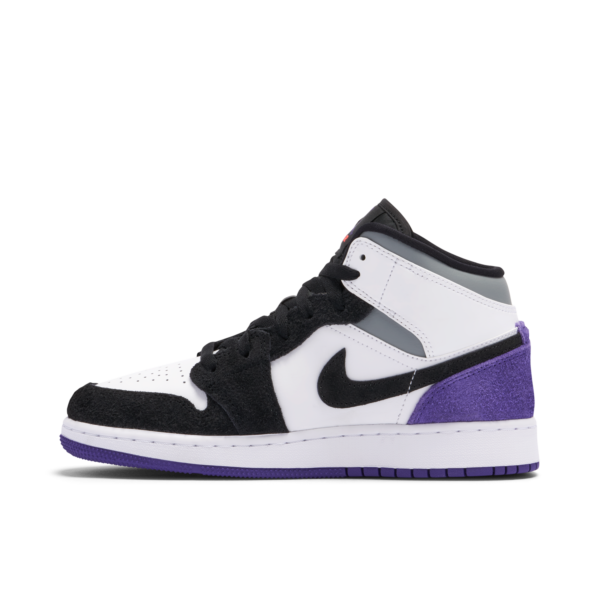 Jordan 1 Mid SE Purple (GS) BQ6931-105 - Brosneaker photo 2