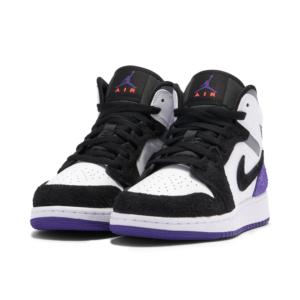 Jordan 1 Mid SE Purple (GS) BQ6931-105 - Brosneaker photo 4