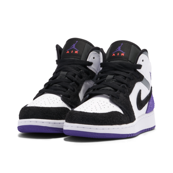 Jordan 1 Mid SE Purple (GS) BQ6931-105 - Brosneaker photo 4
