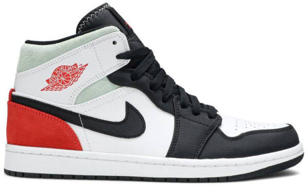 Jordan 1 Mid SE Red Black Toe 852542-100 - Brosneaker photo 1