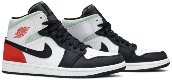 Jordan 1 Mid SE Red Black Toe 852542-100 - Brosneaker photo 3