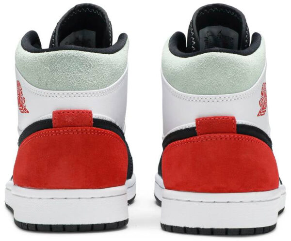 Jordan 1 Mid SE Red Black Toe 852542-100 - Brosneaker photo 4