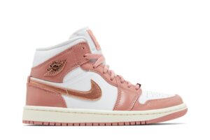 Jordan 1 Mid SE Red Stardust (Women's) FB9892-670 - Brosneaker photo 1