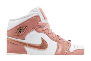 Jordan 1 Mid SE Red Stardust (Women's) FB9892-670 - Brosneaker photo 2