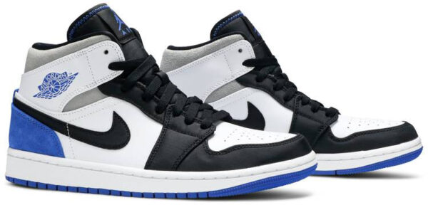 Jordan 1 Mid SE Royal Black Toe 852542-102 - Brosneaker photo 3