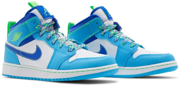 Jordan 1 Mid SE Sprite Blue (GS) DA8010-400 - Brosneaker photo 3
