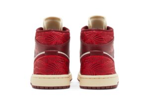 Jordan 1 Mid SE Tiki Leaf Team Red (Women's) DZ2820-601 - Brosneaker photo 6