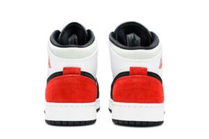Jordan 1 Mid SE White Black Red Spruce (GS) BQ6931-100 - Brosneaker photo 6