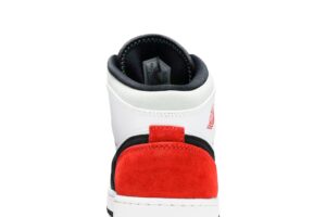 Jordan 1 Mid SE White Black Red Spruce (GS) BQ6931-100 - Brosneaker photo 7