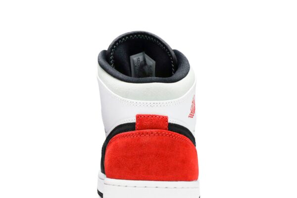 Jordan 1 Mid SE White Black Red Spruce (GS) BQ6931-100 - Brosneaker photo 7