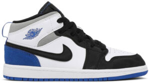 Jordan 1 Mid SE White Black Royal (PS) BQ6932-102 - Brosneaker photo 1