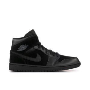 Jordan 1 Mid Triple Black (2018) 554724-050 - Brosneaker photo 1