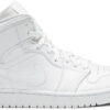 Jordan 1 Mid Triple White 2.0 (2020) 554724-130 - Brosneaker photo 1