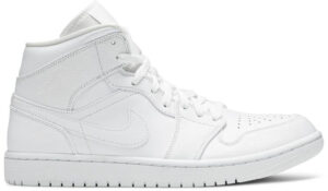 Jordan 1 Mid Triple White 2.0 (2020) 554724-130 - Brosneaker photo 1