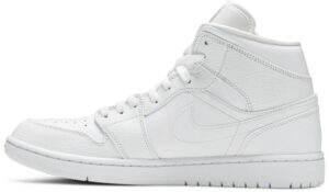 Jordan 1 Mid Triple White 2.0 (2020) 554724-130 - Brosneaker photo 2