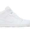 Jordan 1 Mid Triple White 554724-136 - Brosneaker photo 1