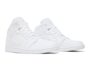 Jordan 1 Mid Triple White 554724-136 - Brosneaker photo 8