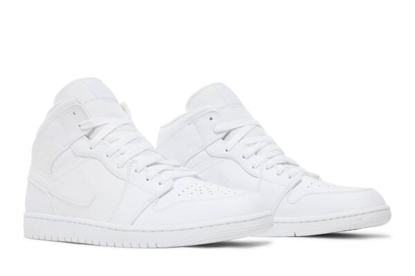 Jordan 1 Mid Triple White 554724-136 - Brosneaker photo 8