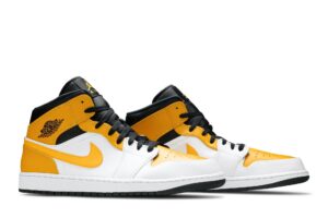 Jordan 1 Mid University Gold 554724-170 - Brosneaker photo 8