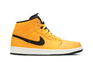 Jordan 1 Mid University Gold Black 554724-700 - Brosneaker photo 1