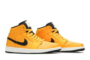 Jordan 1 Mid University Gold Black 554724-700 - Brosneaker photo 8