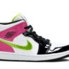 Jordan 1 Mid White Black Cyber Pink CZ9834-100 - Brosneaker photo 1