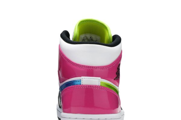 Jordan 1 Mid White Black Cyber Pink CZ9834-100 - Brosneaker photo 7