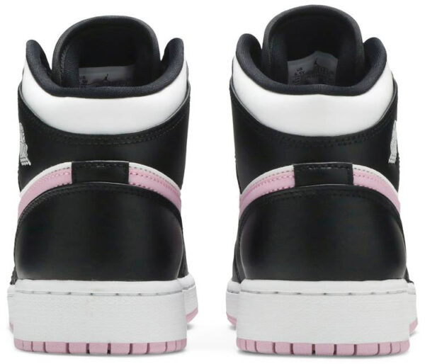 Jordan 1 Mid White Black Light Arctic Pink (GS) 555112-103 - Brosneaker photo 4