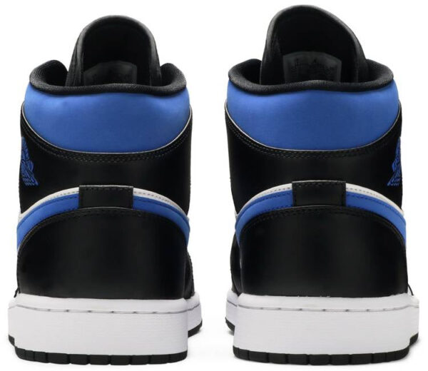 Jordan 1 Mid White Black Racer Blue 554724-140 - Brosneaker photo 4