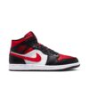 Jordan 1 Mid White Black Red (2022) 554724-079 - Brosneaker photo 1