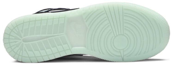Jordan 1 Mid White Black Teal Tint (GS) BQ6931-103 - Brosneaker photo 5