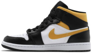 Jordan 1 Mid White Pollen Black 554724-177 - Brosneaker photo 2