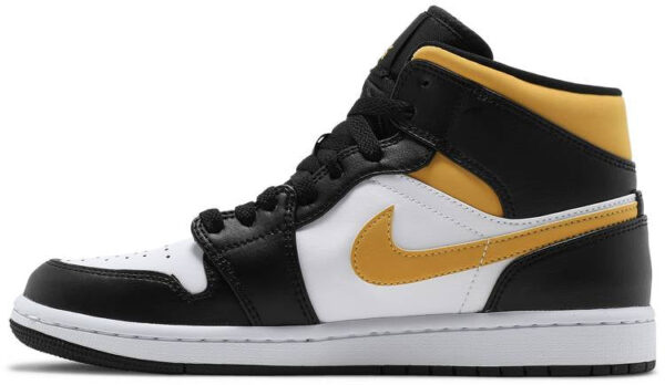 Jordan 1 Mid White Pollen Black 554724-177 - Brosneaker photo 2