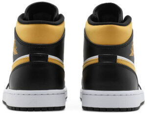 Jordan 1 Mid White Pollen Black 554724-177 - Brosneaker photo 4