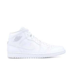 Jordan 1 Mid White/Pure Platinum 554724-104 - Brosneaker photo 1