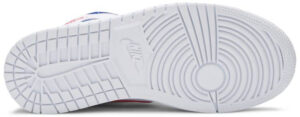 Jordan 1 Mid White Red Royal (Women's) BQ6472-164 - Brosneaker photo 5