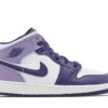 Jordan 1 Mid White Sky J Purple (GS) DQ8423-515 - Brosneaker photo 1