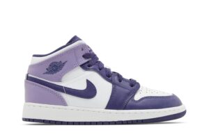 Jordan 1 Mid White Sky J Purple (GS) DQ8423-515 - Brosneaker photo 1