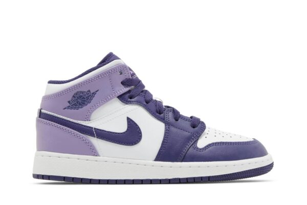 Jordan 1 Mid White Sky J Purple (GS) DQ8423-515 - Brosneaker photo 1