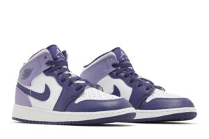 Jordan 1 Mid White Sky J Purple (GS) DQ8423-515 - Brosneaker photo 8