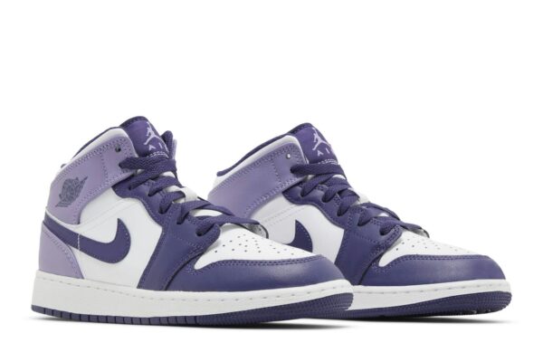 Jordan 1 Mid White Sky J Purple (GS) DQ8423-515 - Brosneaker photo 8