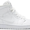 Jordan 1 Mid White Snakeskin (Women's) BQ6472-110 - Brosneaker photo 1