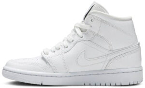 Jordan 1 Mid White Snakeskin (Women's) BQ6472-110 - Brosneaker photo 2