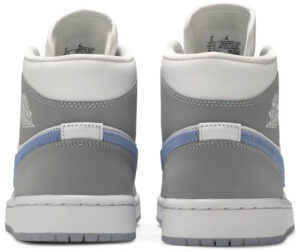 Jordan 1 Mid Wolf Grey Aluminum (Women's) BQ6472-105 - Brosneaker photo 4