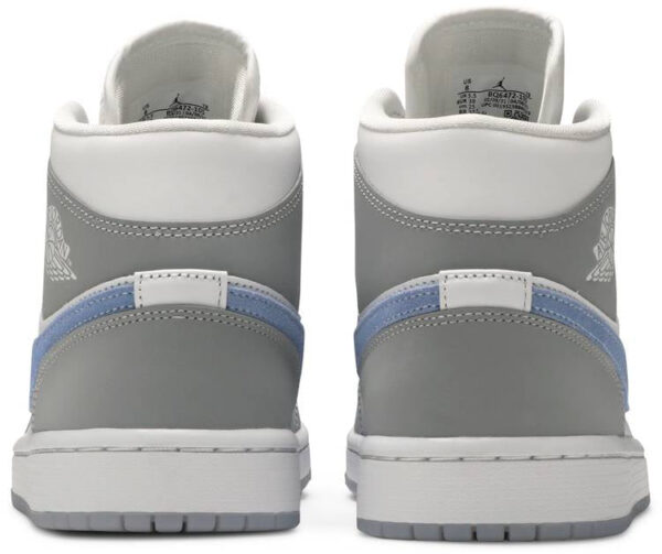 Jordan 1 Mid Wolf Grey Aluminum (Women's) BQ6472-105 - Brosneaker photo 4