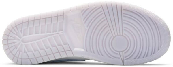 Jordan 1 Mid Wolf Grey Aluminum (Women's) BQ6472-105 - Brosneaker photo 5